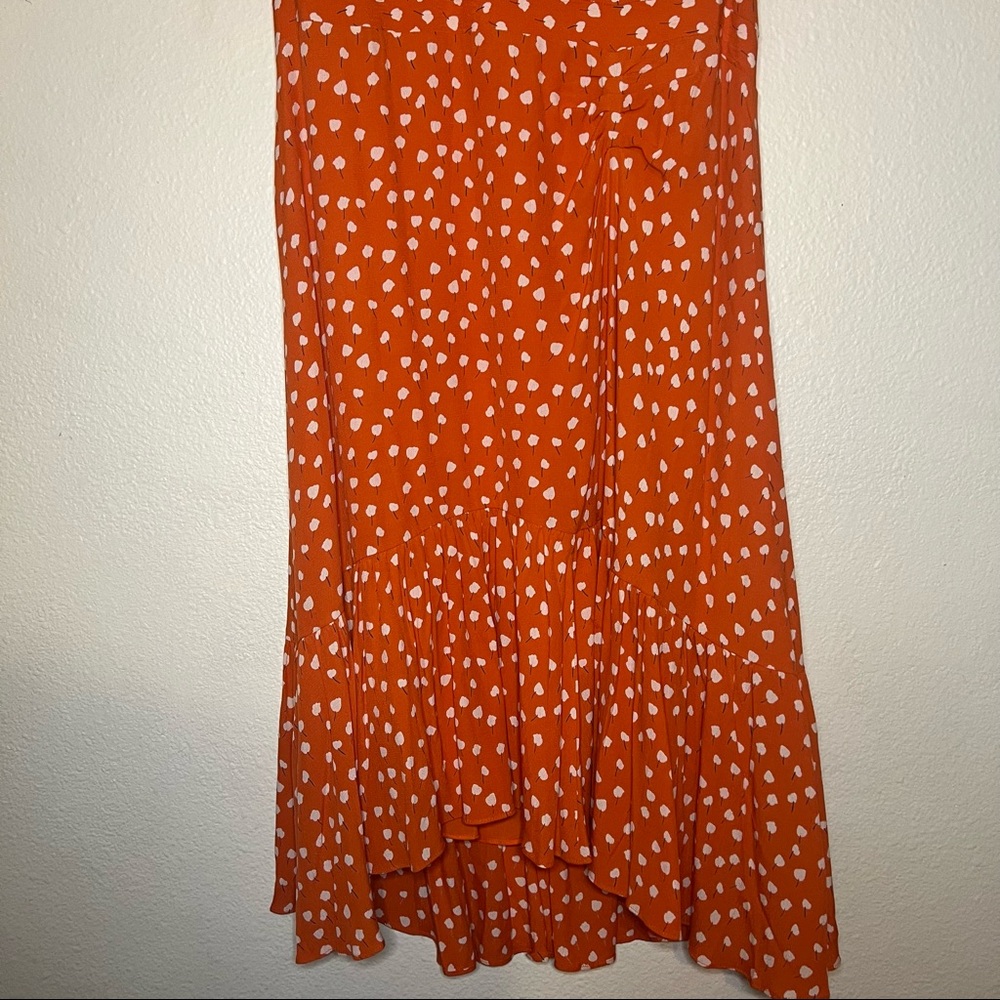 Maeve Orange Polka Dot Dress - Picture 9 of 12